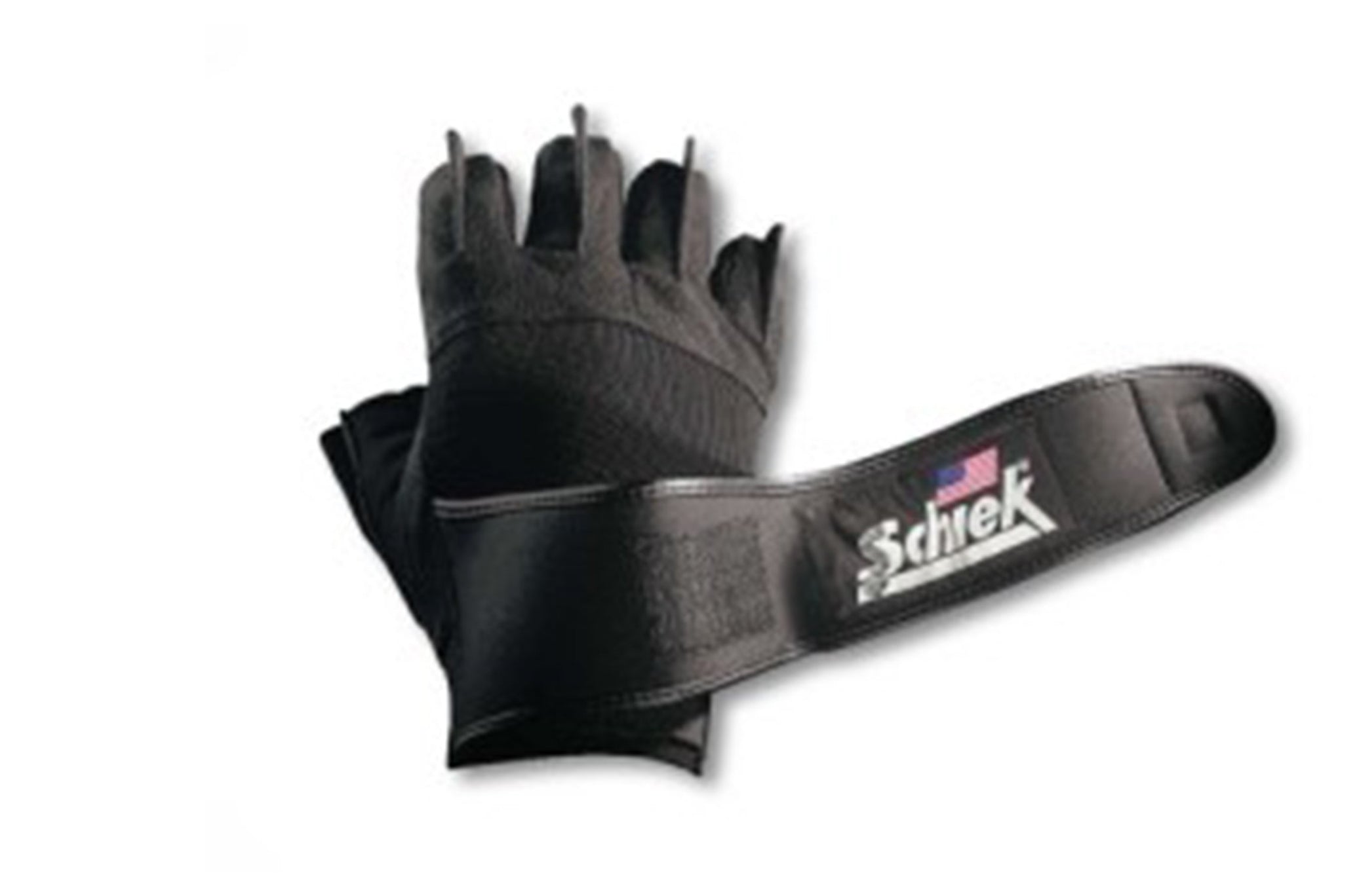 Black Schiek 540 Platinum Gel Lifting Glove With Wrist Wrap <black>